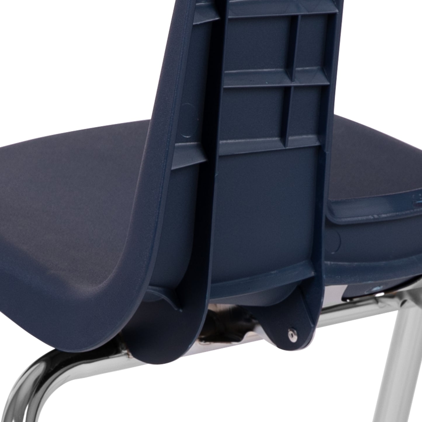 Mickey Advantage Navy Student Stack School Chair - 18-inch Navy