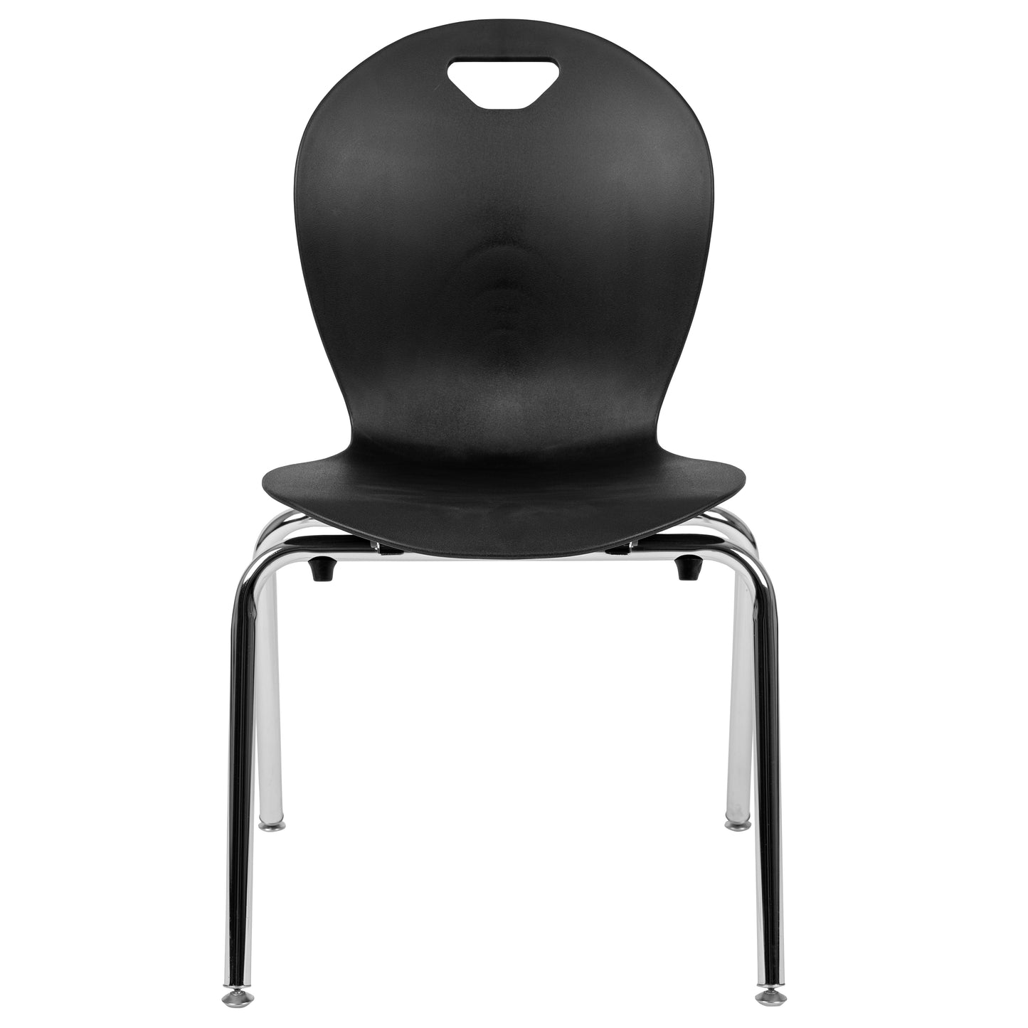 Mickey Advantage Titan Black Student Stack School Chair - 18-inch Black