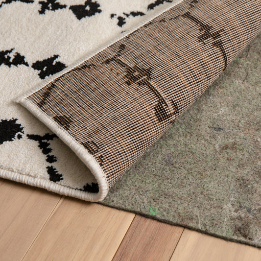 Minnie Slide-Stop® Multi-Surface Reversible Non-Slip Cushion Rug Pad, 1/4" Thick, Floor Protection, for 5'x8' Area Rug, Gray Gray
