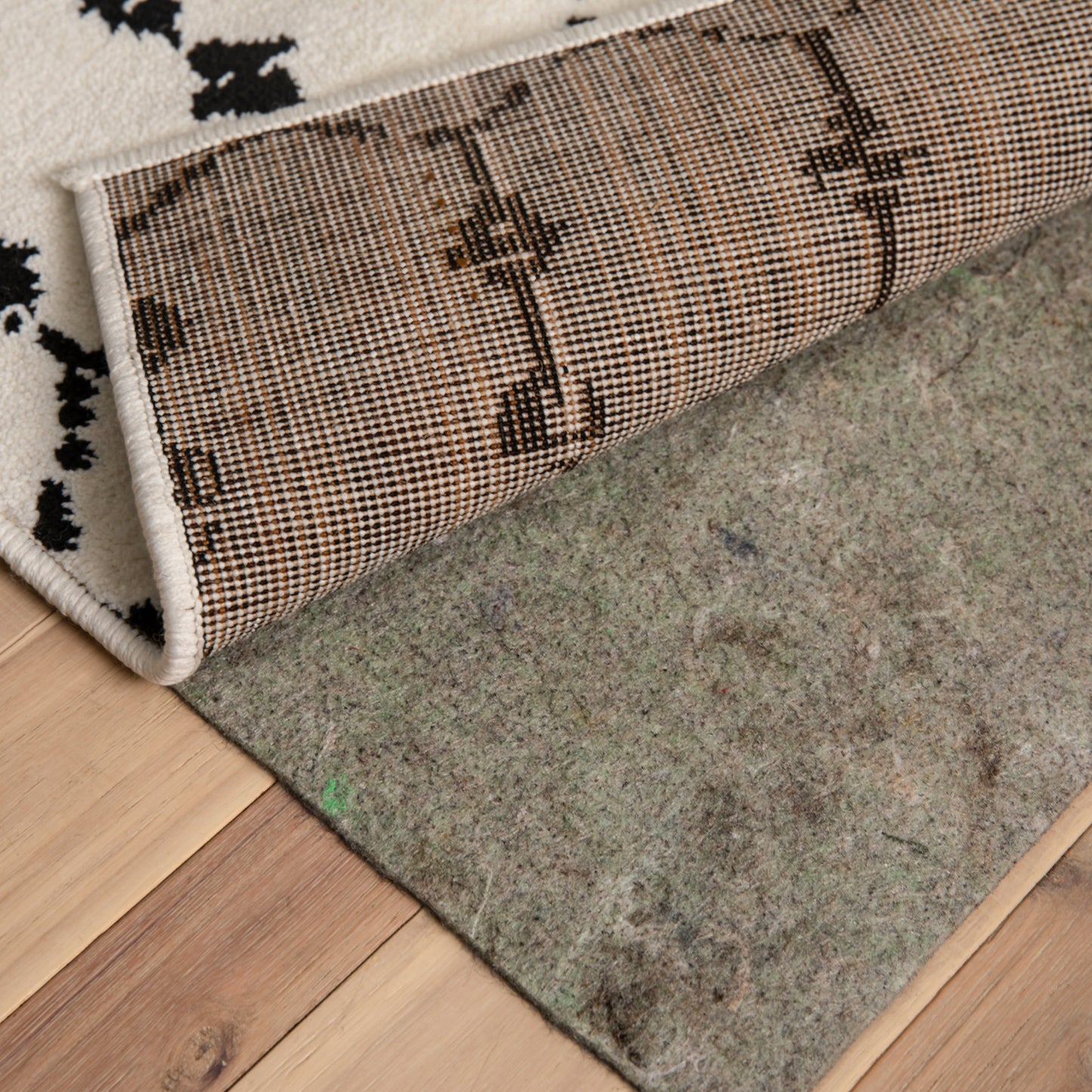 Minnie Slide-Stop® Multi-Surface Reversible Non-Slip Cushion Rug Pad, 1/4" Thick, Floor Protection, for 8'x10' Area Rug, Gray Gray