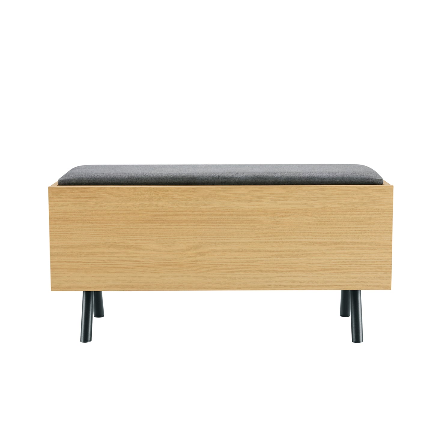Paloma Modern Accent Storage Bench in Light Oak AF002-NA