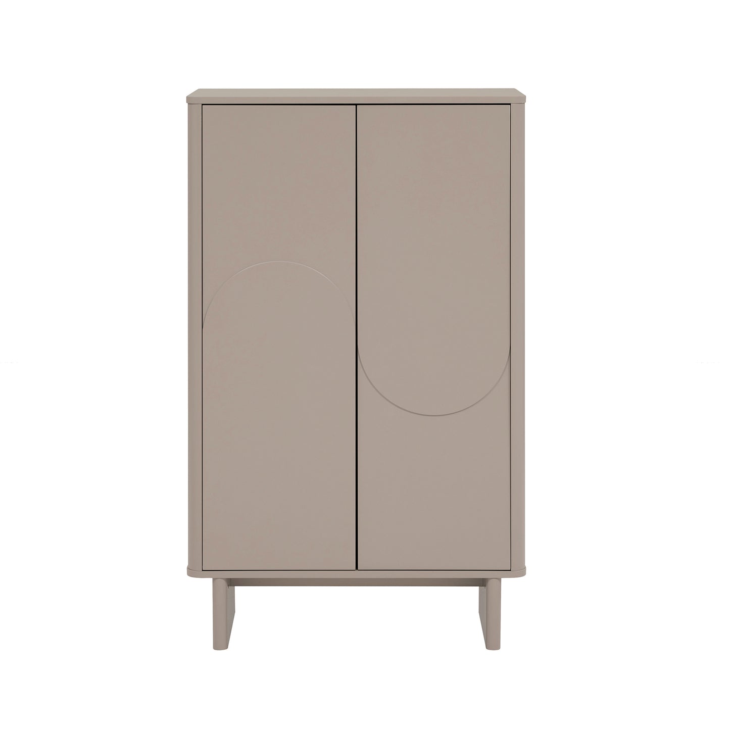 Ella Modern 32" Accent Cabinet in Mocha AF003-MO