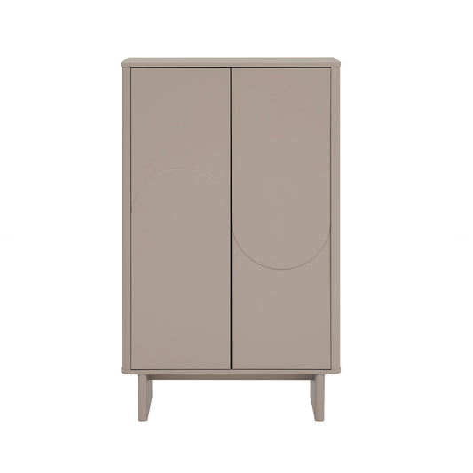 Ella Modern 32" Accent Cabinet in Mocha AF003-MO