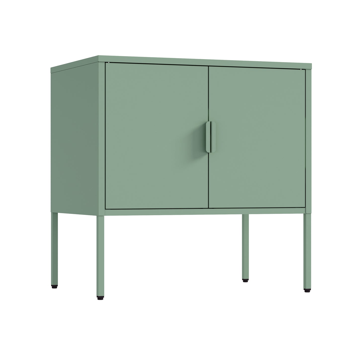 Ava Modern 24" Metal Accent Cabinet in Sage Green AF005-GR