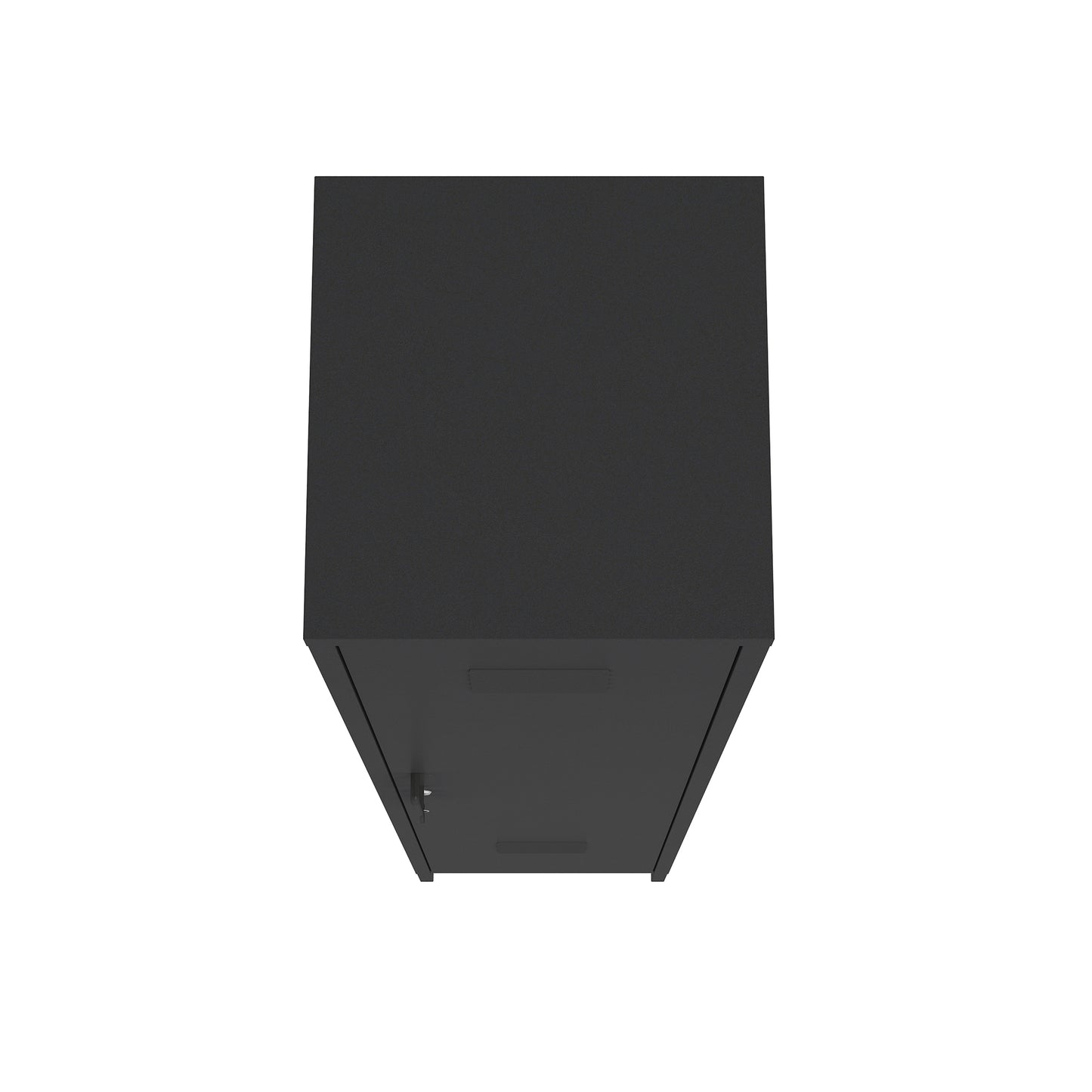 Naomi Modern 15" Metal Storage Cabinet in Black AF007-BK