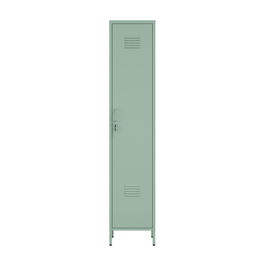 Naomi Modern 15" Metal Storage Cabinet in Sage Green AF007-GR