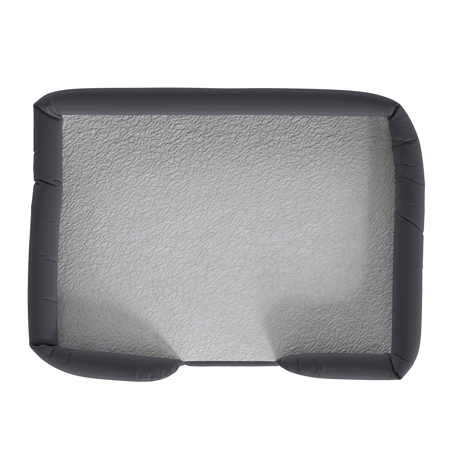 Cooper Orthopedic Comfy Memory Foam Joint Relief Bolster Dog Bed for Dogs up to 44 LBS. - Removable & Washable Cover, Non-Slip Bottom Gray AJ-ORTHO-00190-GY-GG