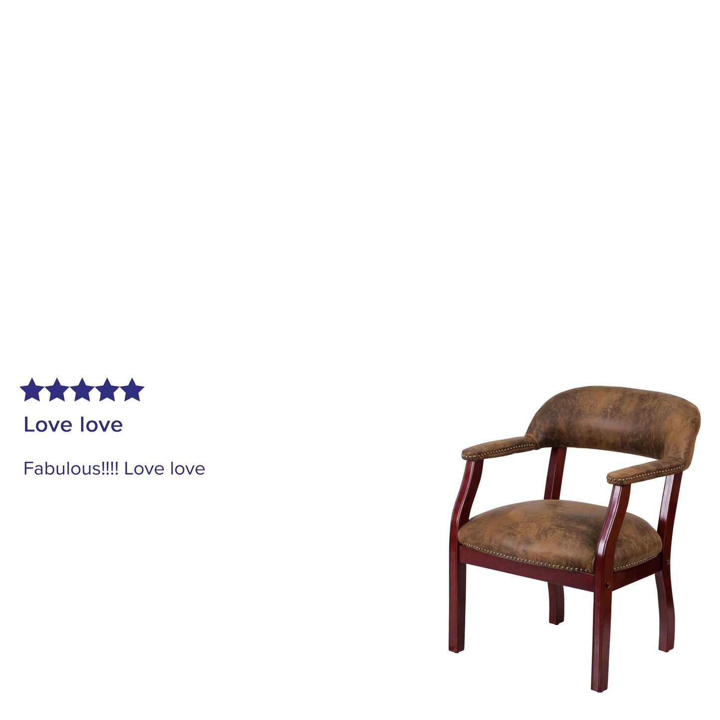 Diamond Bomber Jacket Brown Luxurious Conference Chair with Accent Nail Trim Bomber Jacket Brown Microfiber