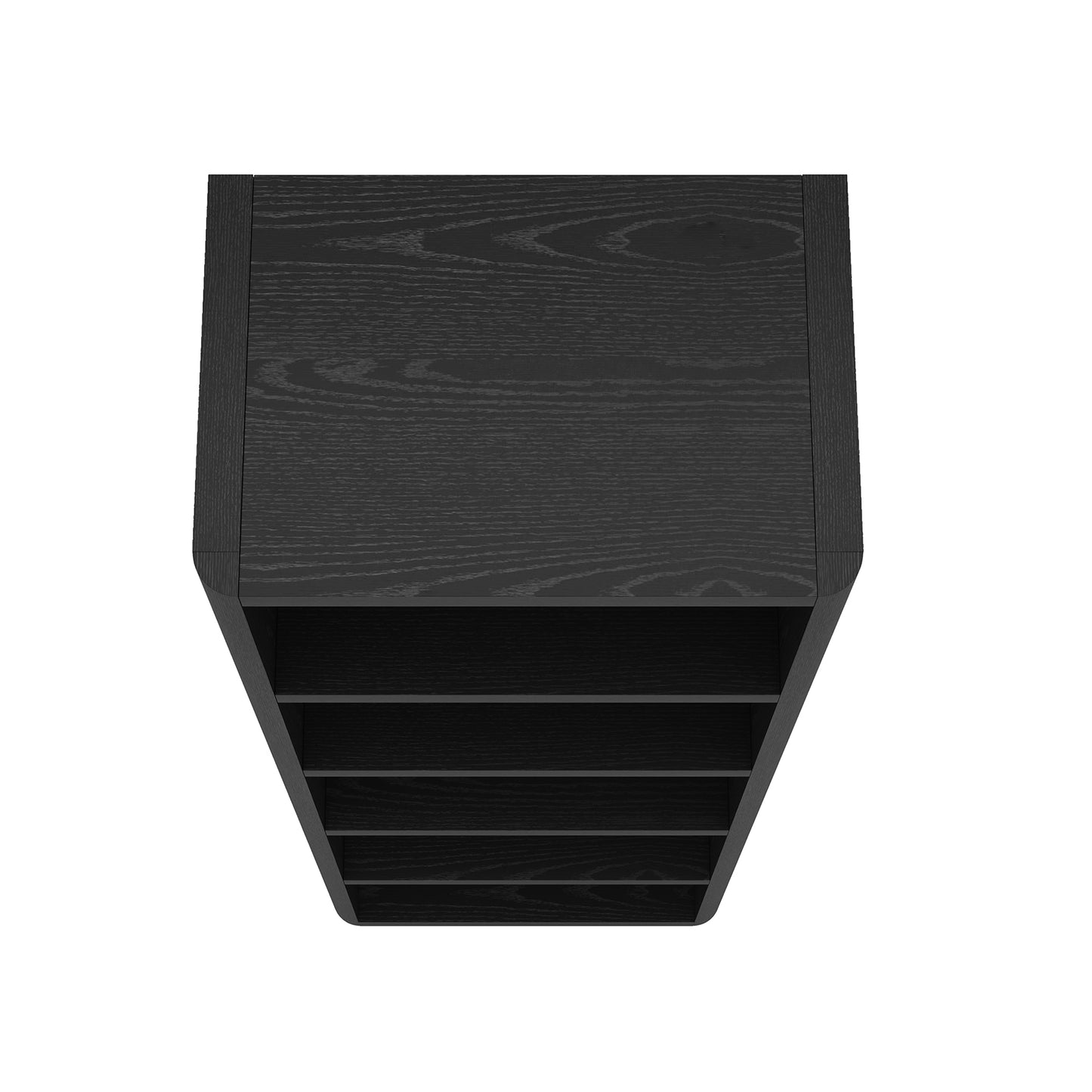 Rivington Modern 28" Open Bookcase in Black BC003-BK