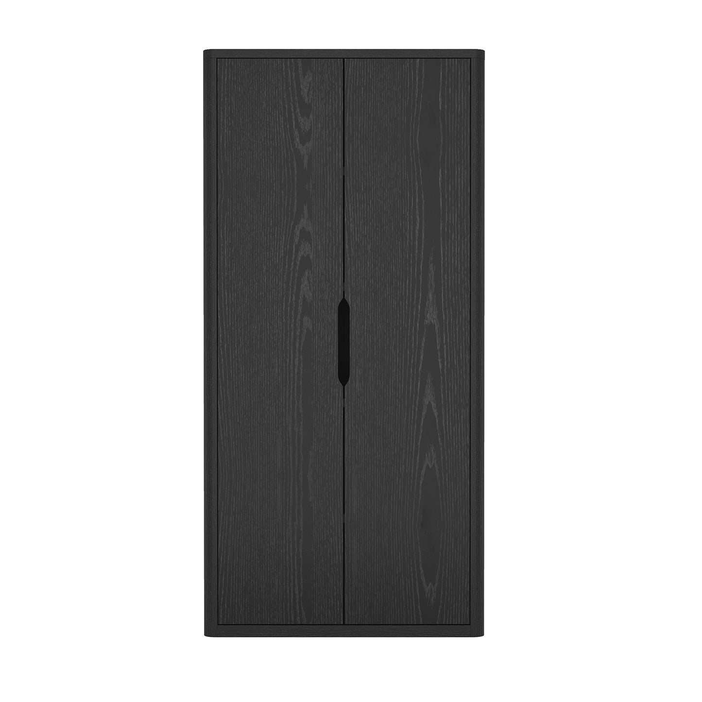 Rivington Modern 38" Bookcase Cabinet in Black BC004-BK