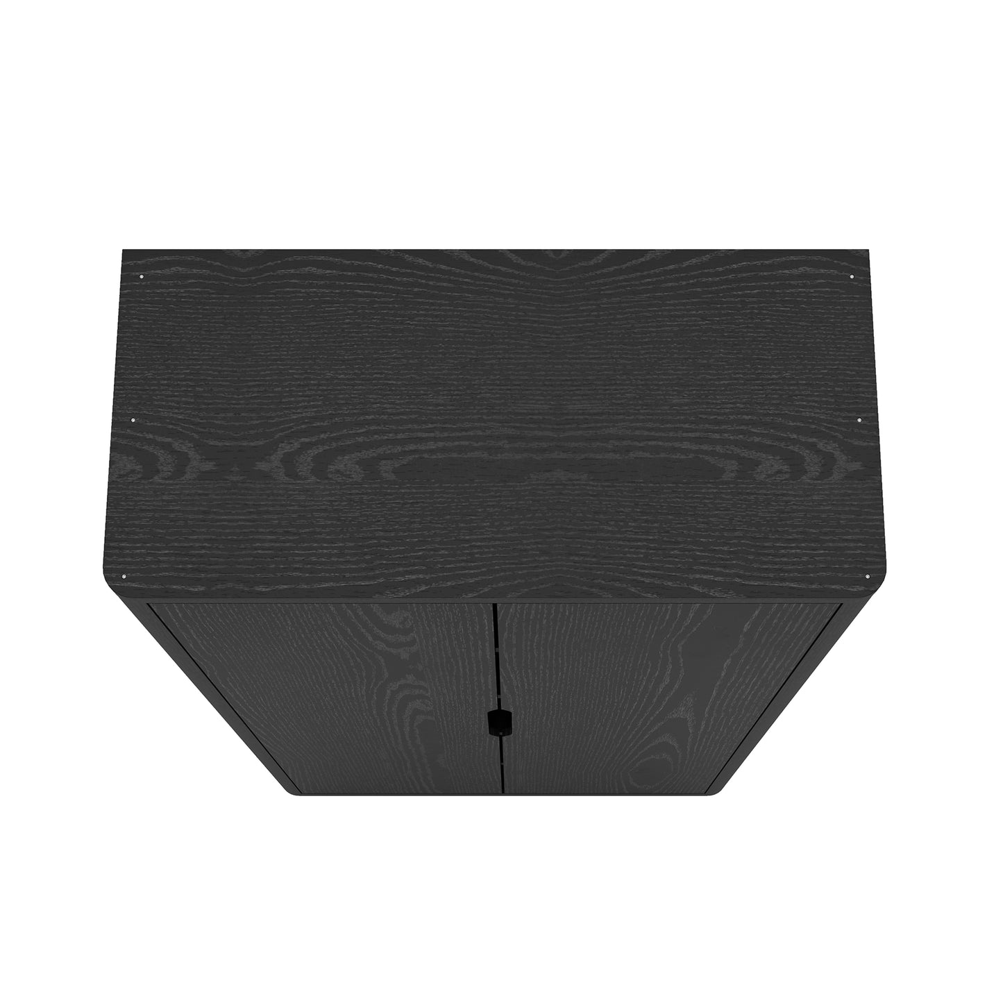 Rivington Modern 38" Bookcase Cabinet in Black BC004-BK