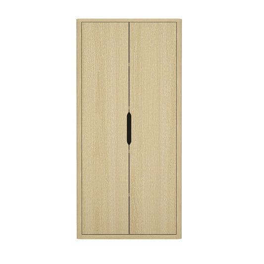 Rivington Modern 38" Bookcase Cabinet in Natural Oak BC004-NA