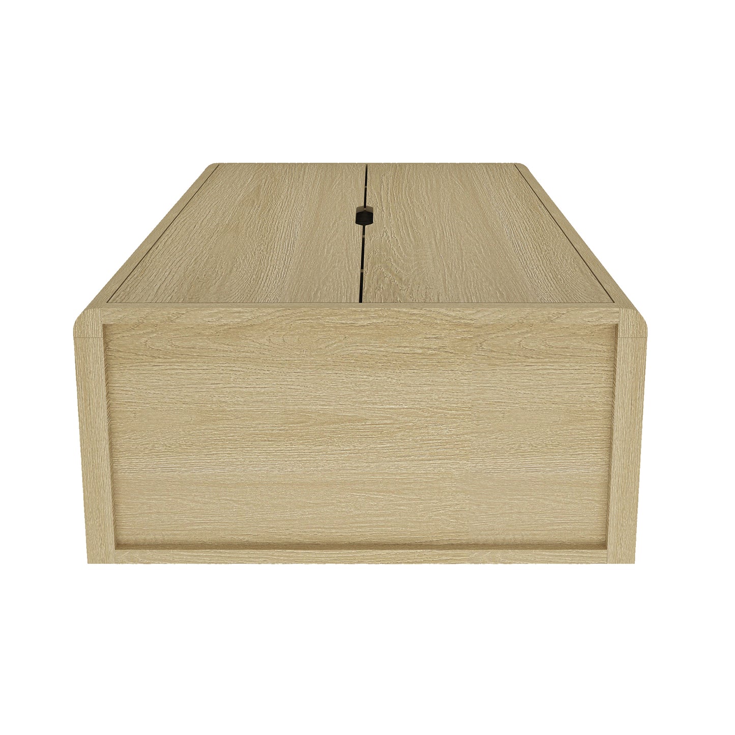 Rivington Modern 38" Bookcase Cabinet in Natural Oak BC004-NA