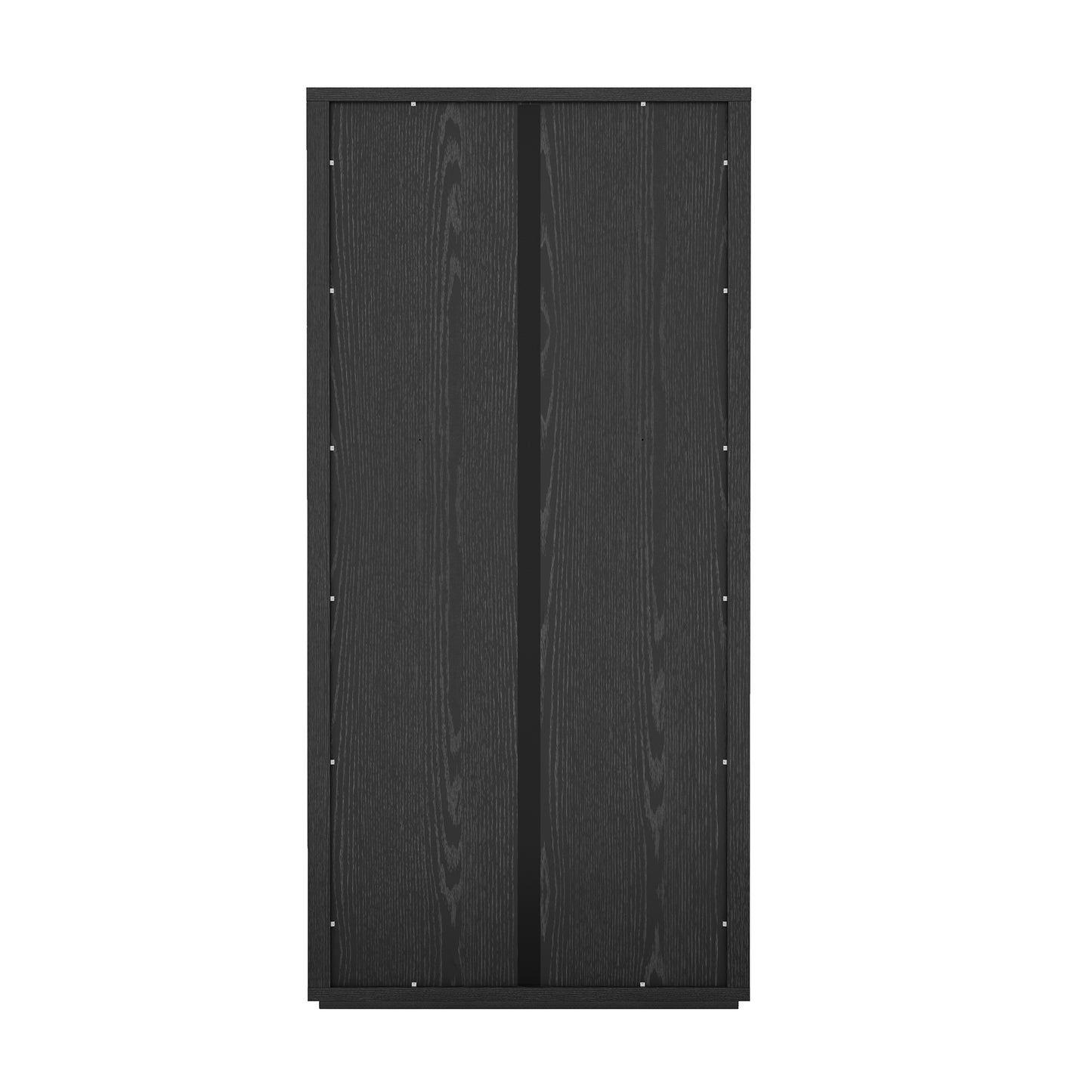 Rivington Modern 38" Bookcase Cabinet in Black BC005-BK