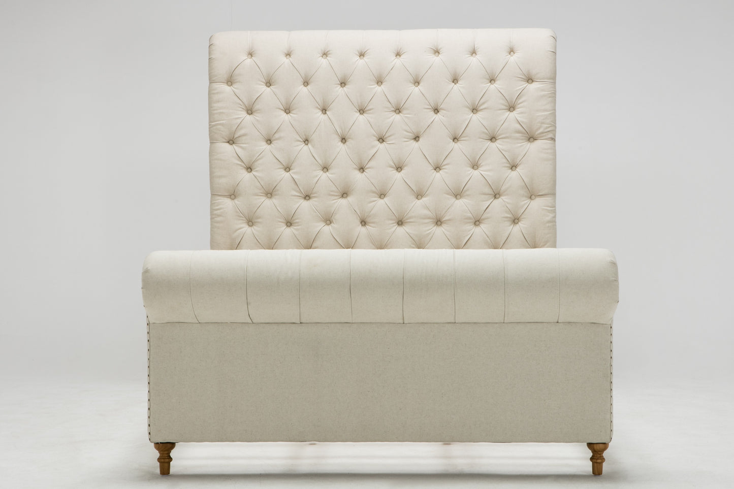 Manhattan Comfort Empire Cream Queen Bed BD001-QN-CR