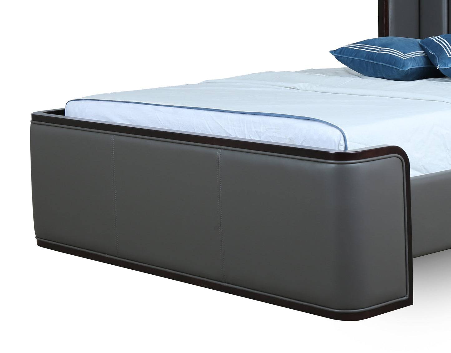 Manhattan Comfort Kingdom Graphite Queen Bed BD005-QN-GP