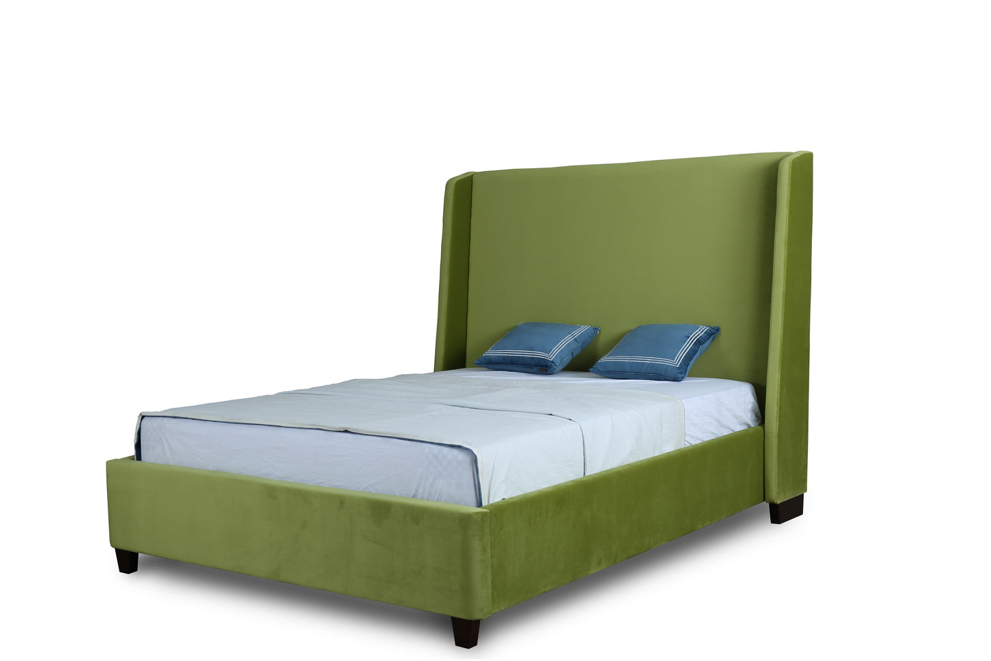 Manhattan Comfort Parlay Pine Green Queen Bed BD006-QN-PG