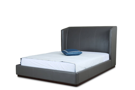 Manhattan Comfort Lenyx Graphite Queen Bed BD008-QN-GP