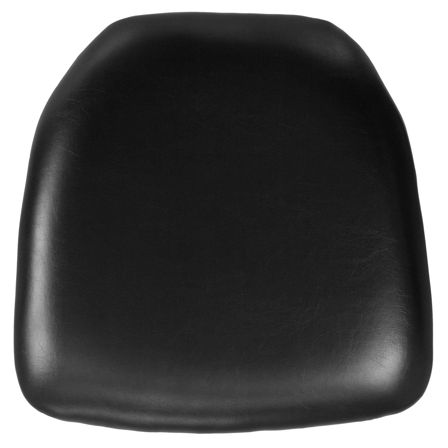 Louise Hard Black Vinyl Chiavari Chair Cushion Black Vinyl
