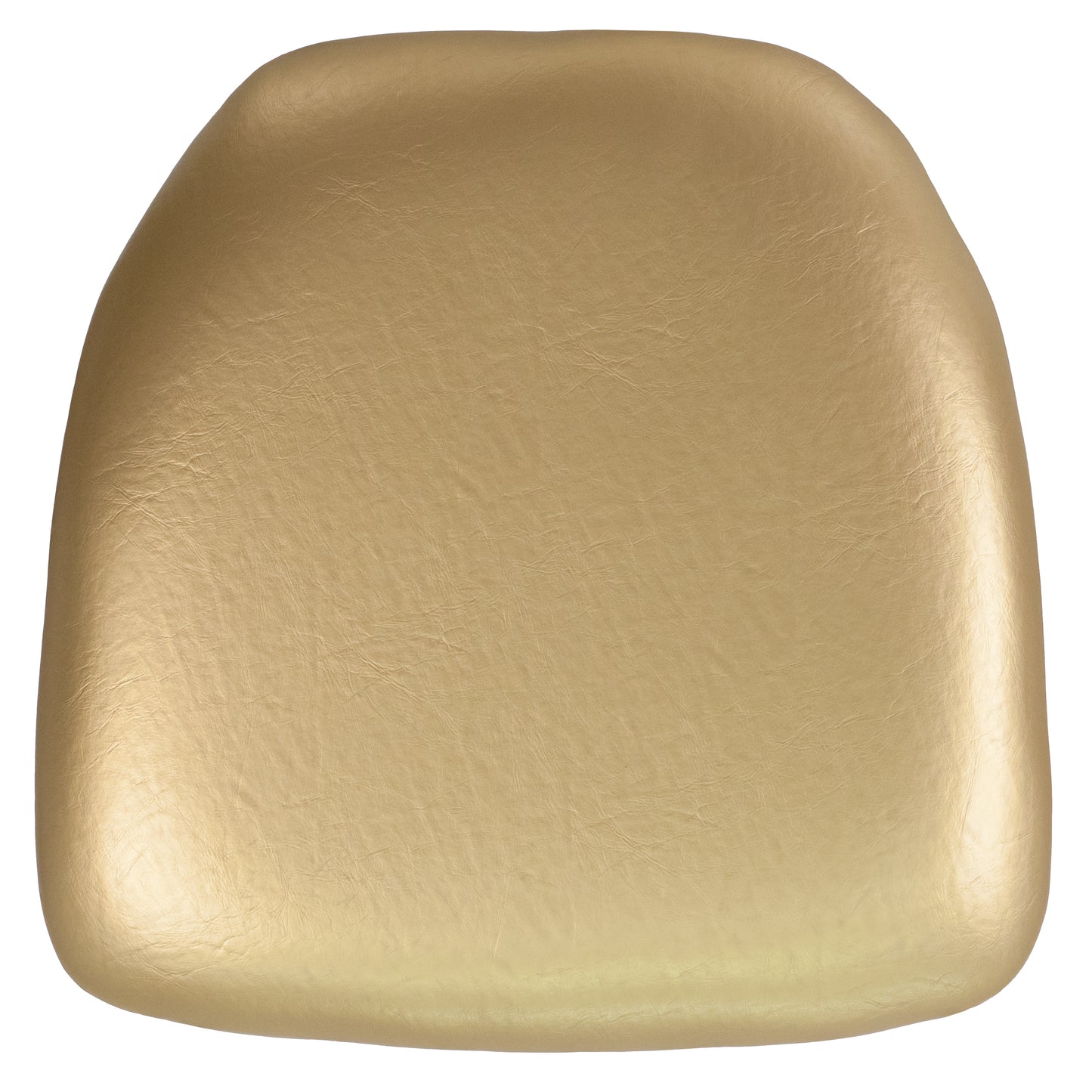 Louise Hard Gold Vinyl Chiavari Chair Cushion Gold Vinyl