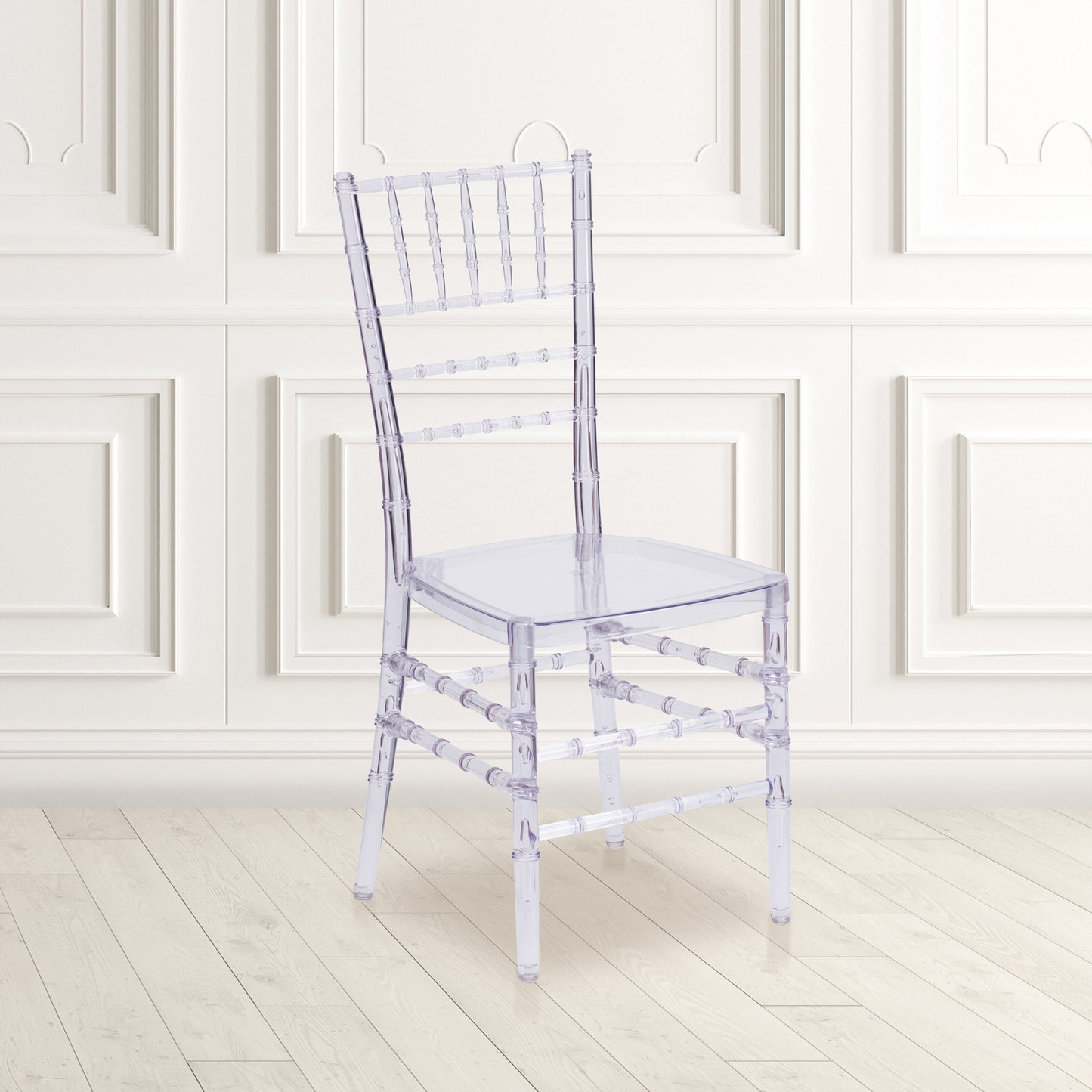 Flash Elegance Crystal Ice Stacking Chiavari Chair Crystal Ice