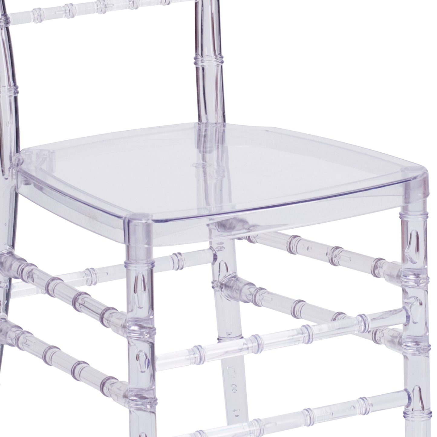 Flash Elegance Crystal Ice Stacking Chiavari Chair Crystal Ice