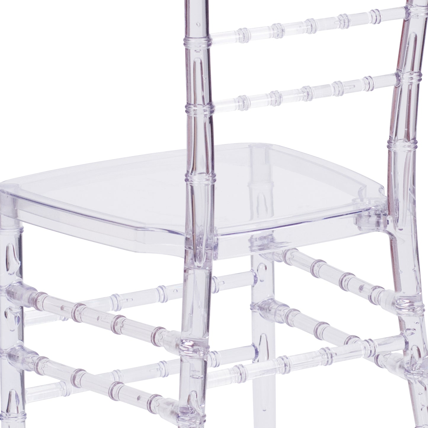 Flash Elegance Crystal Ice Stacking Chiavari Chair Crystal Ice