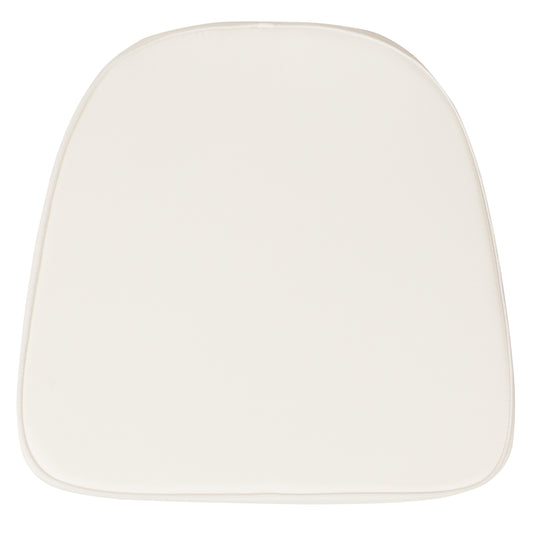 Louise Soft Ivory Fabric Chiavari Chair Cushion Ivory