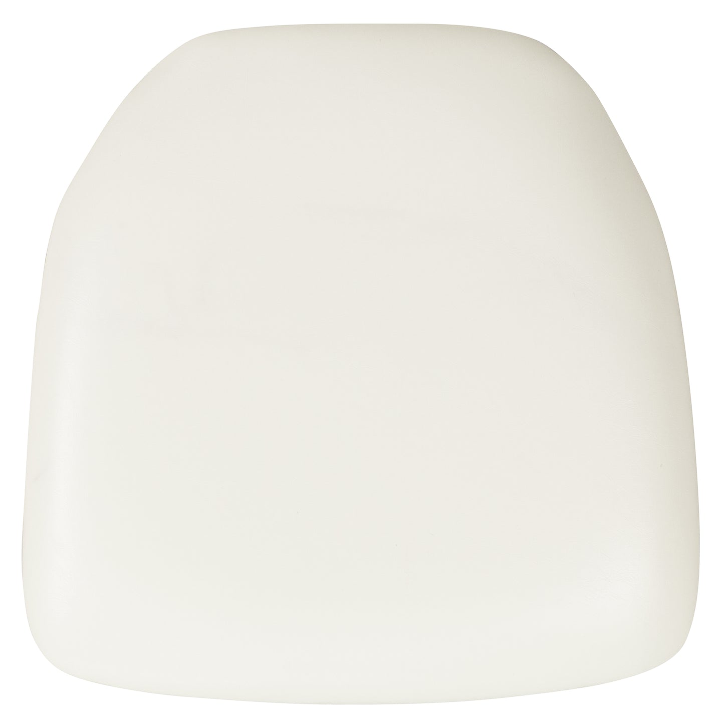 Louise Hard White Vinyl Chiavari Chair Cushion White Vinyl