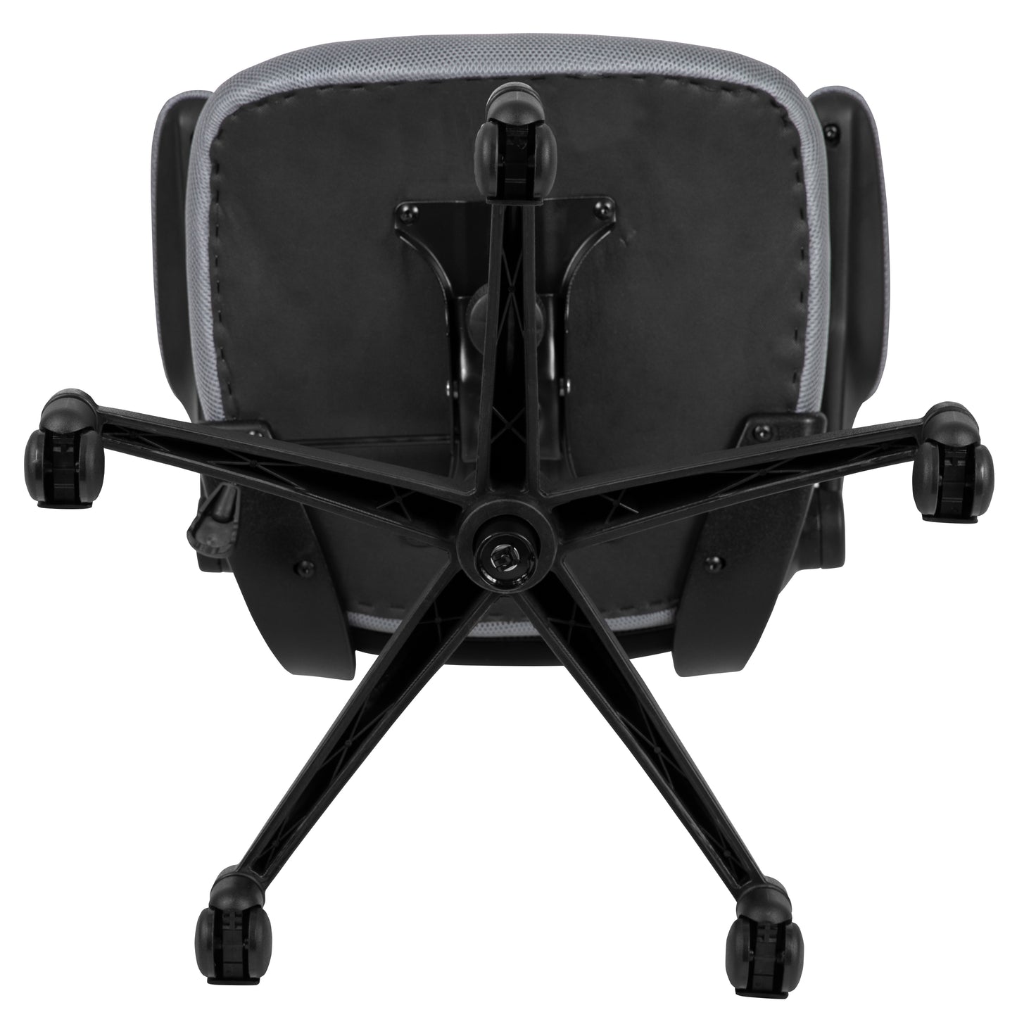 Kelista Mid-Back Dark Gray Mesh Swivel Ergonomic Task Office Chair with Flip-Up Arms Dark Gray Mesh/Black Frame