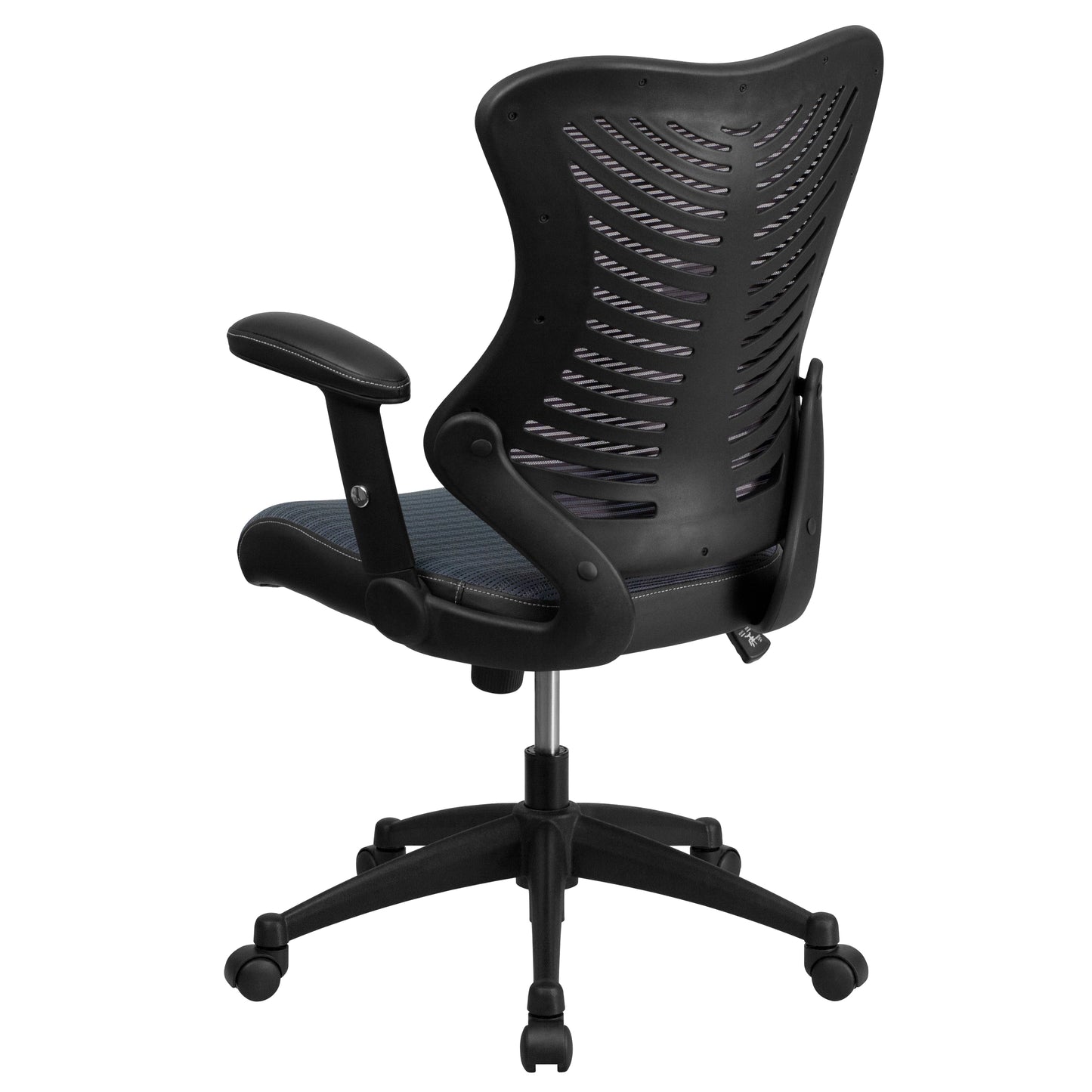 Kale High Back Designer Gray Mesh Executive Swivel Ergonomic Office Chair with Adjustable Arms Gray Mesh BL-ZP-806-GY-GG