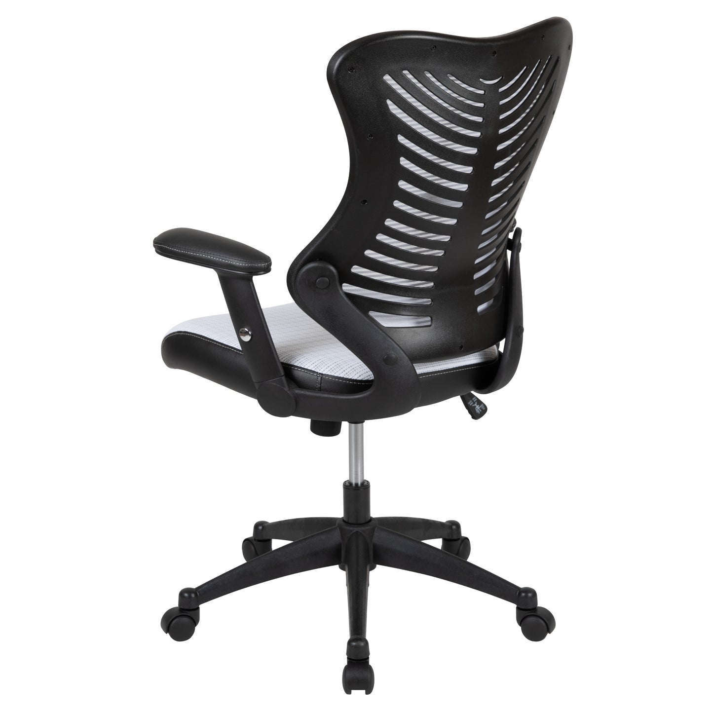 Kale High Back Designer White Mesh Executive Swivel Ergonomic Office Chair with Adjustable Arms White Mesh