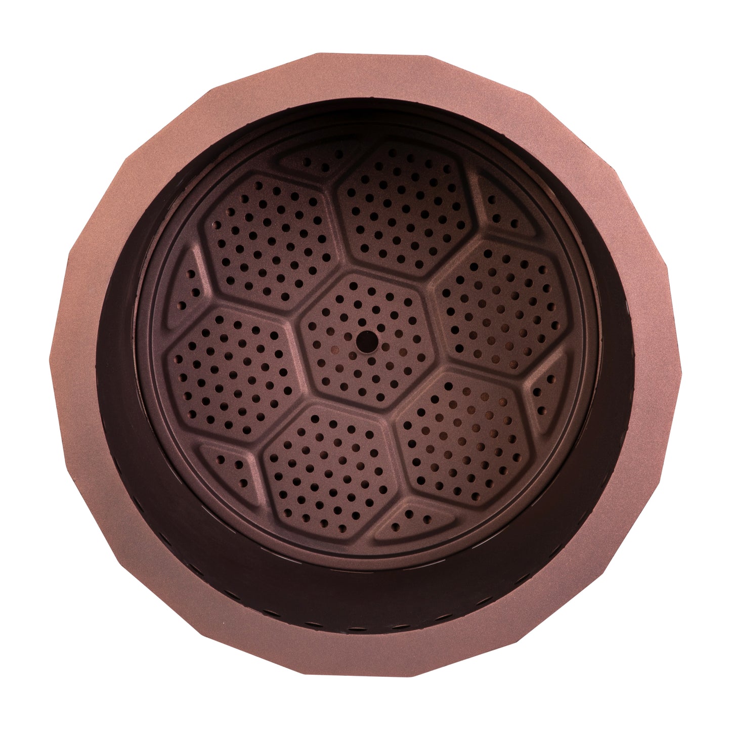 Titus Commercial Grade 19.5 inch Smokeless Outdoor Firepit, Natural Wood Burning Portable Fire Pit With Water-Resistant Cover, Bronze Bronze