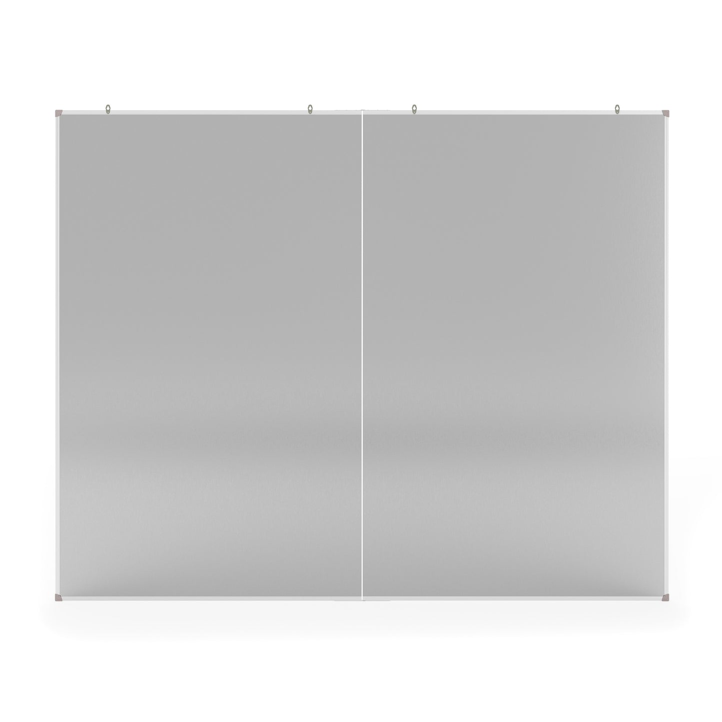 HERCULES Commercial 60" x 48" Whiteboard, Aluminum Magnetic Dry Erase Board with Wall Mount, Marker Tray, Eraser, 3 Markers, 6 Magnets White
