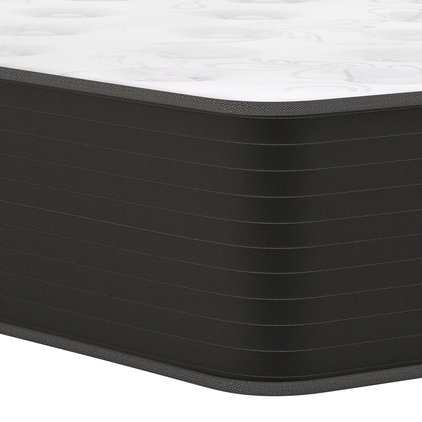 Dream Cooling Gel 12 Inch CertiPUR-US Certified Foam and Pocket Spring Hybrid Mattress, Twin Mattress in a Box White/Black