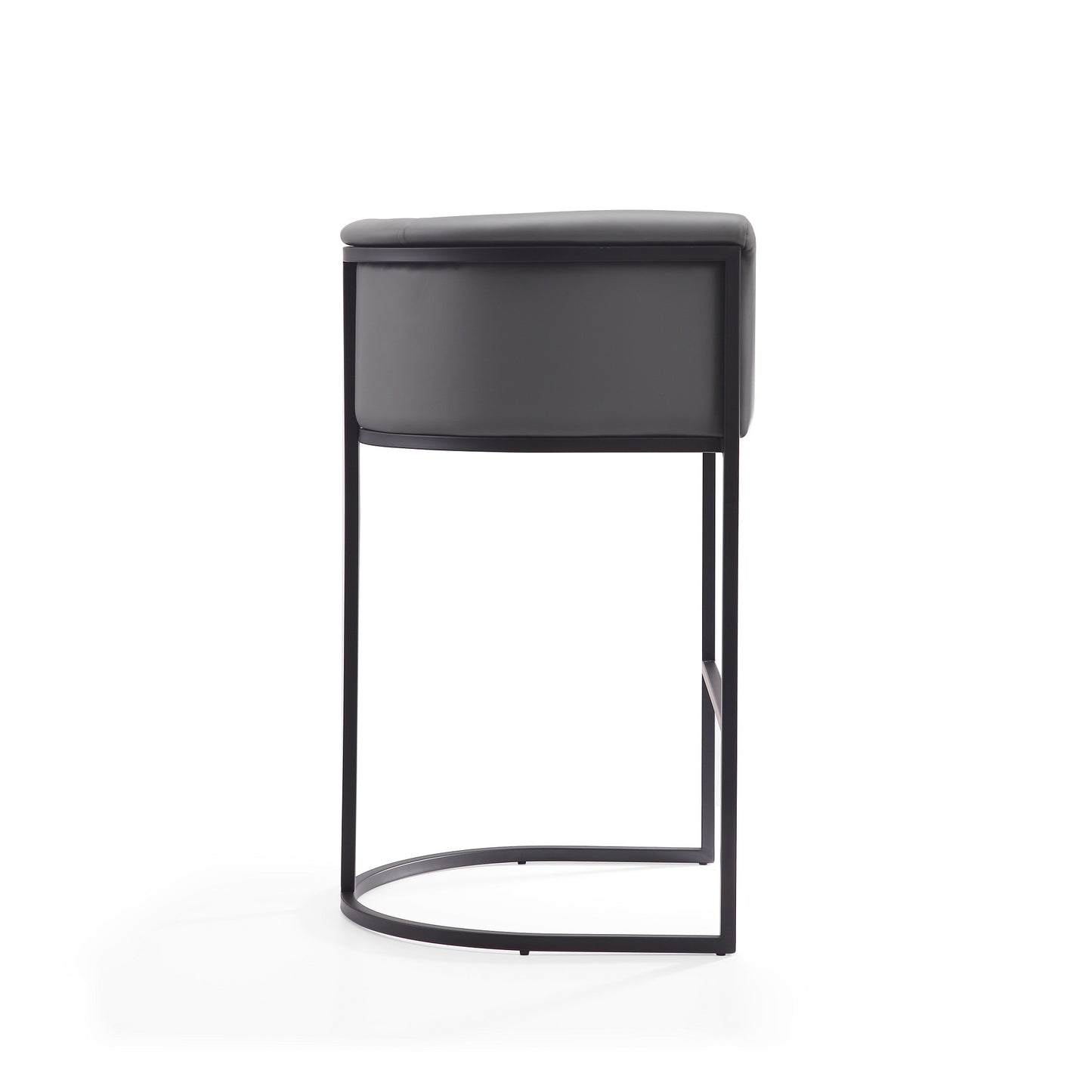Manhattan Comfort Cosmopolitan 33.8 in. and 37.8 in. Metal Counter Height Bar Stool
