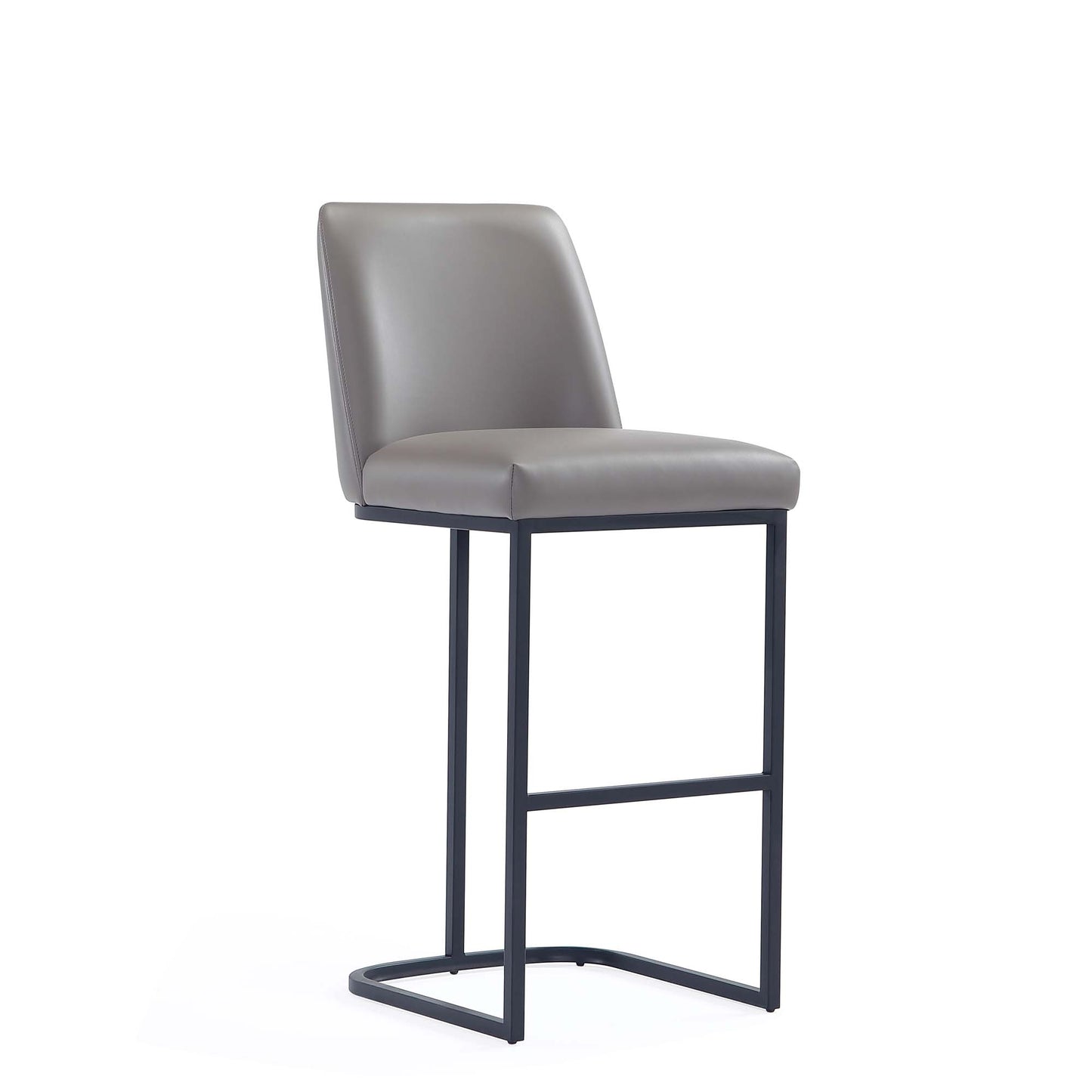 Manhattan Comfort Serena Modern Leatherette Upholstered Barstool and Counter Stool Set