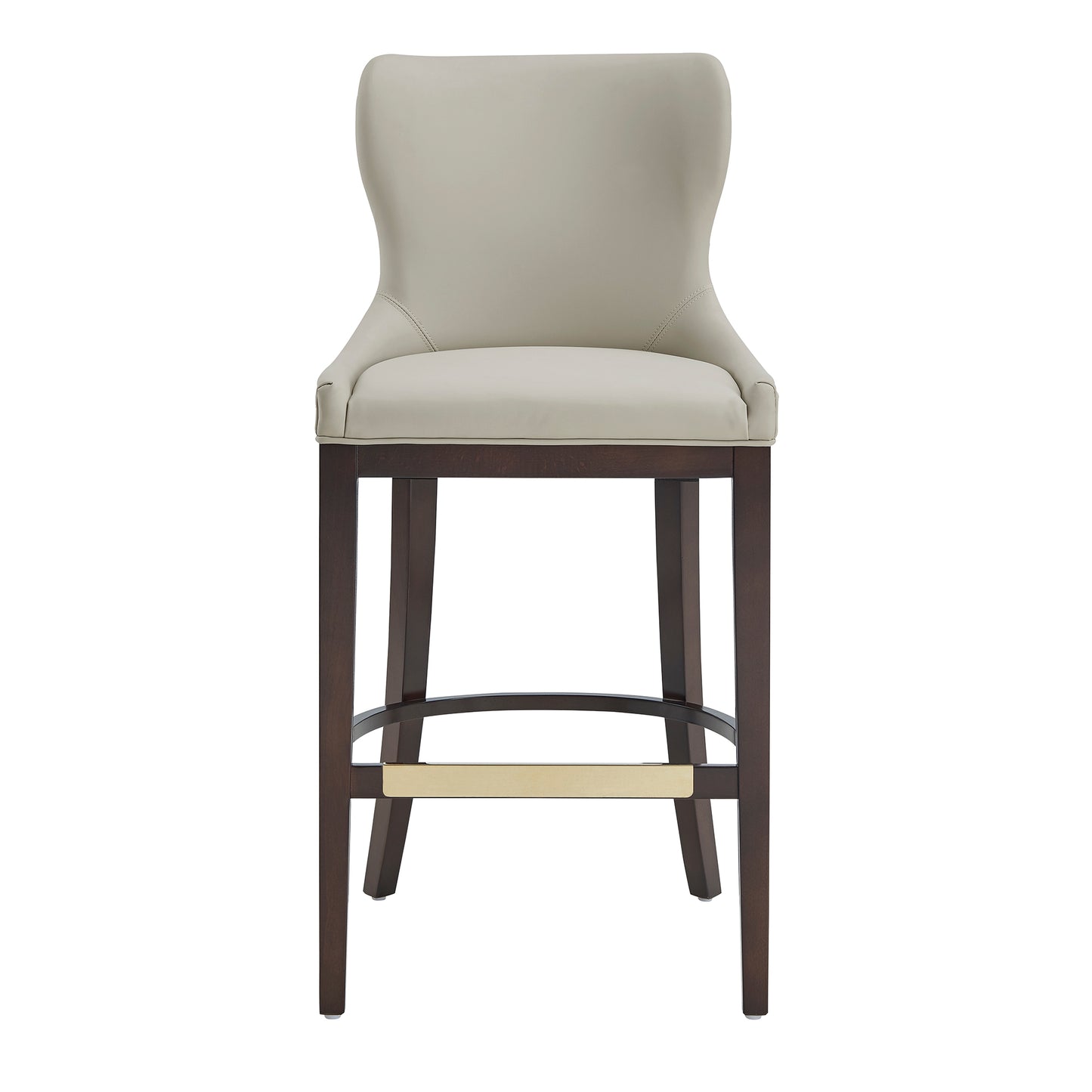 Blair Modern Wood Upholstered Barstool in Stone BS023-ST