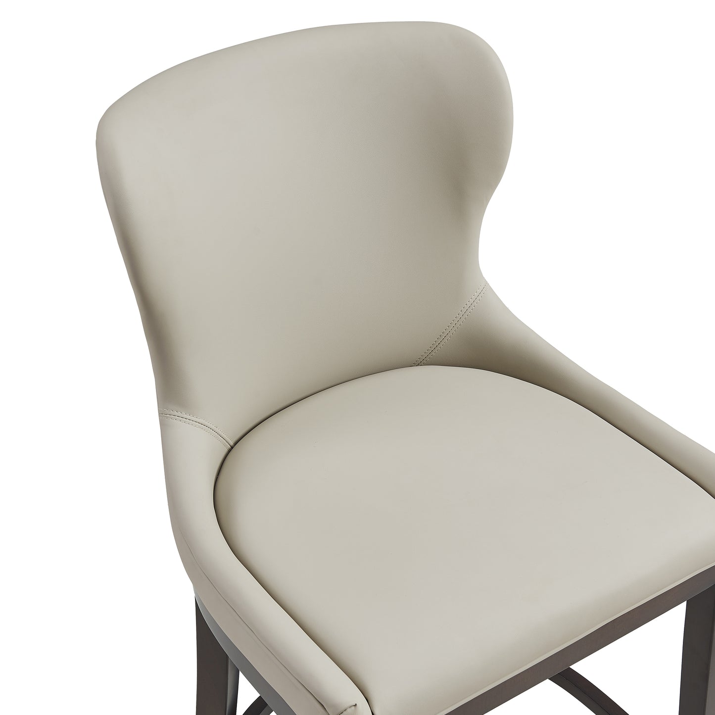 Blair Modern Wood Upholstered Barstool in Stone BS023-ST