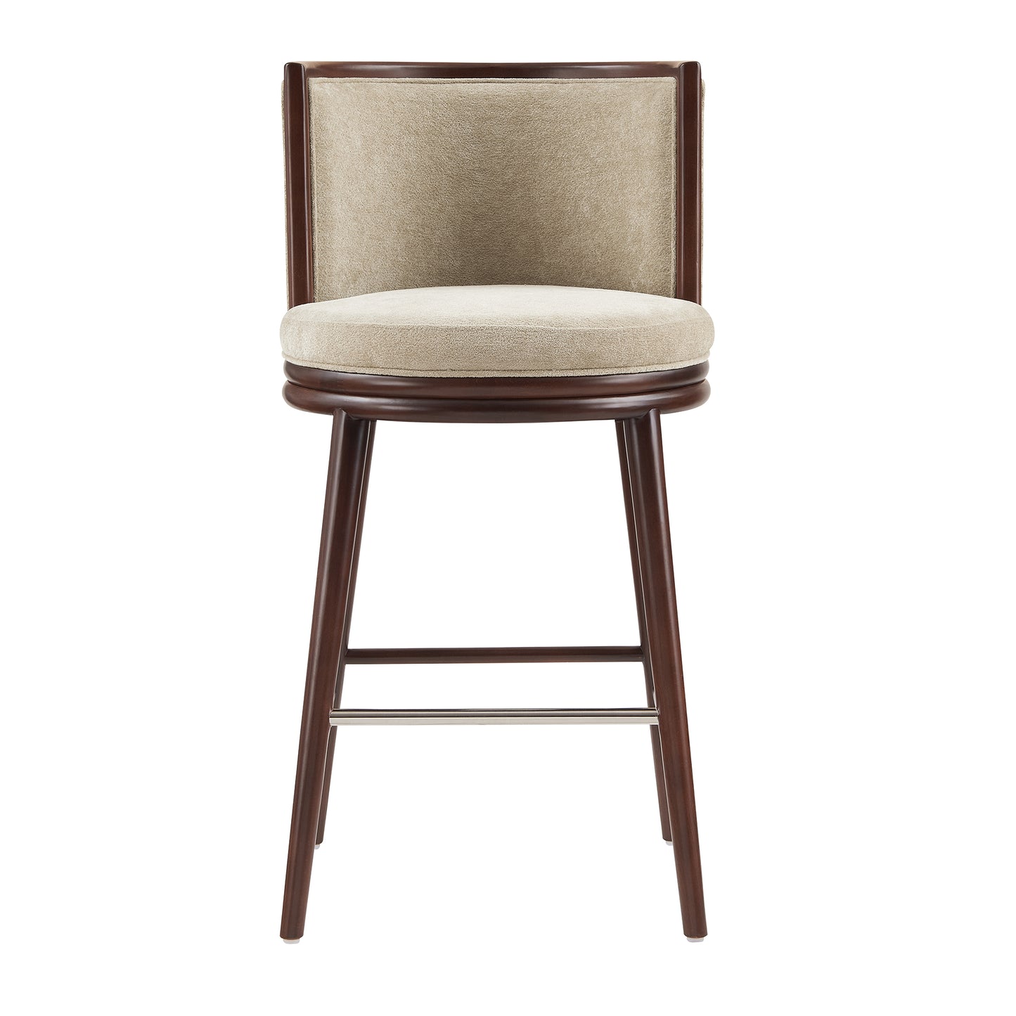 Evalyn Modern Wood Upholstered Barstool in Natural BS024-NA