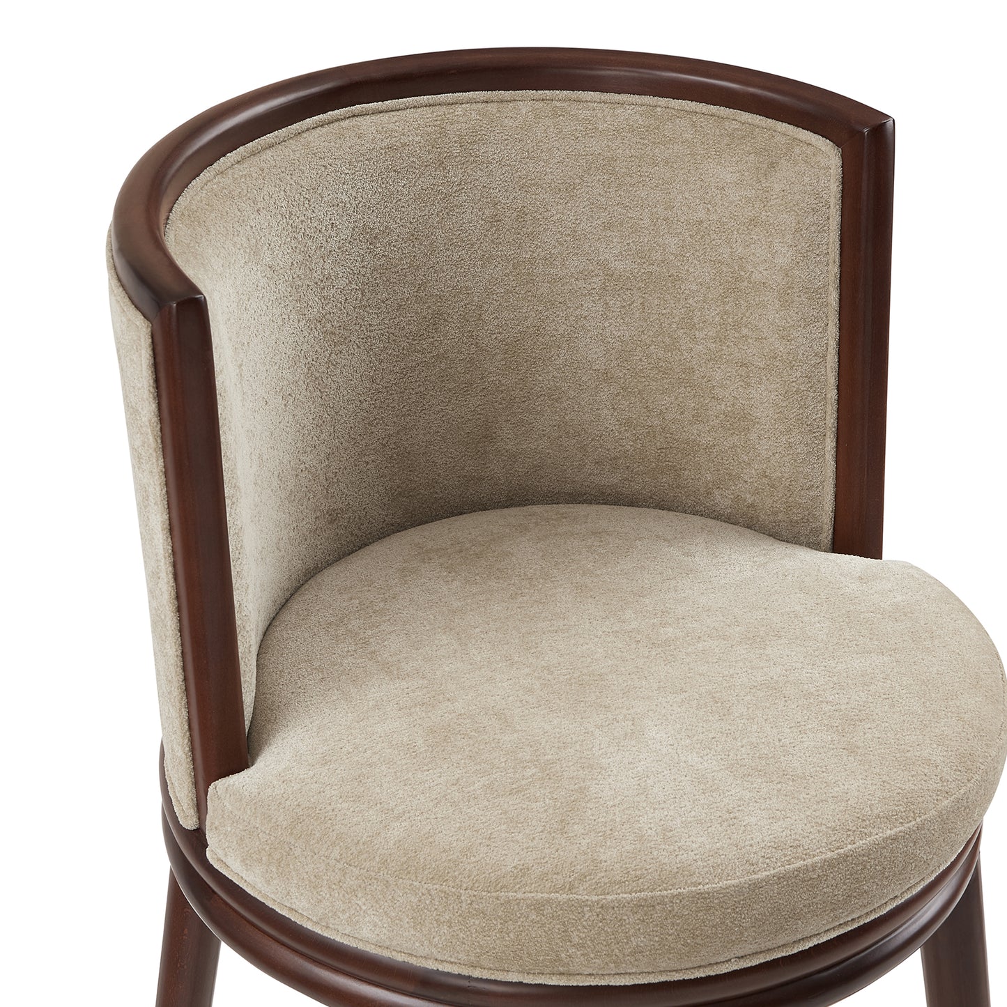 Evalyn Modern Wood Upholstered Barstool in Natural BS024-NA