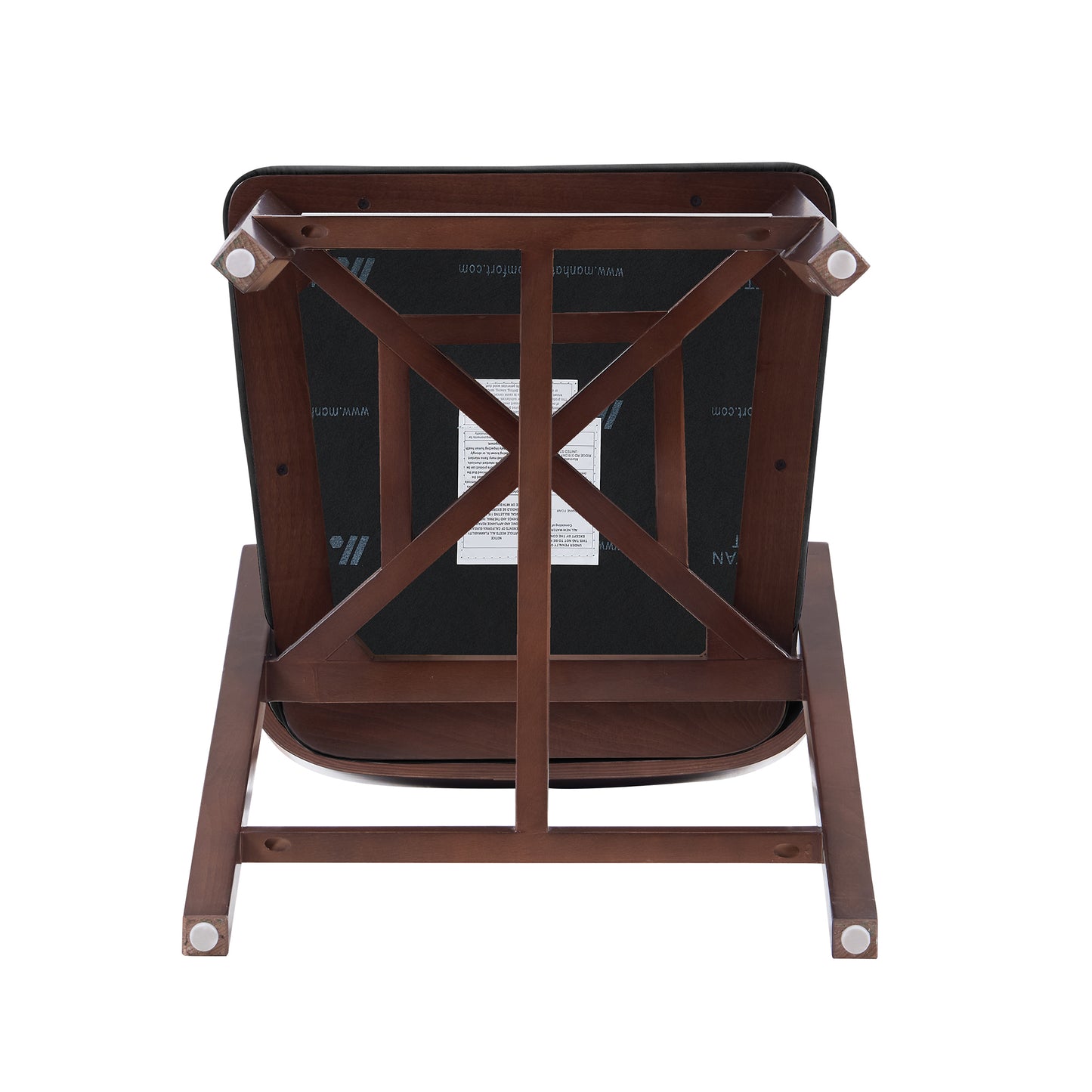 Patricia Modern Wood Upholstered Barstool in Black BS026-BK
