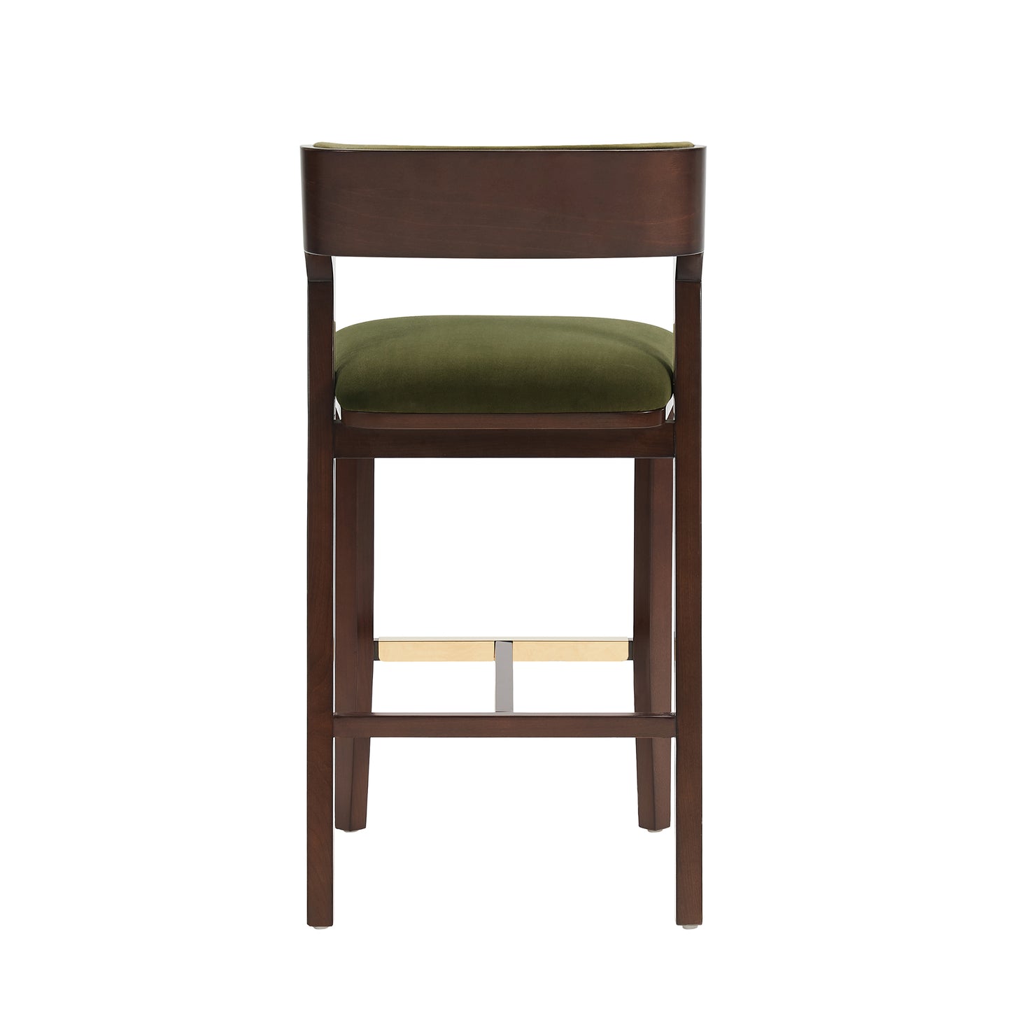 Patricia Modern Wood Upholstered Barstool in Turtle Green BS026-GR