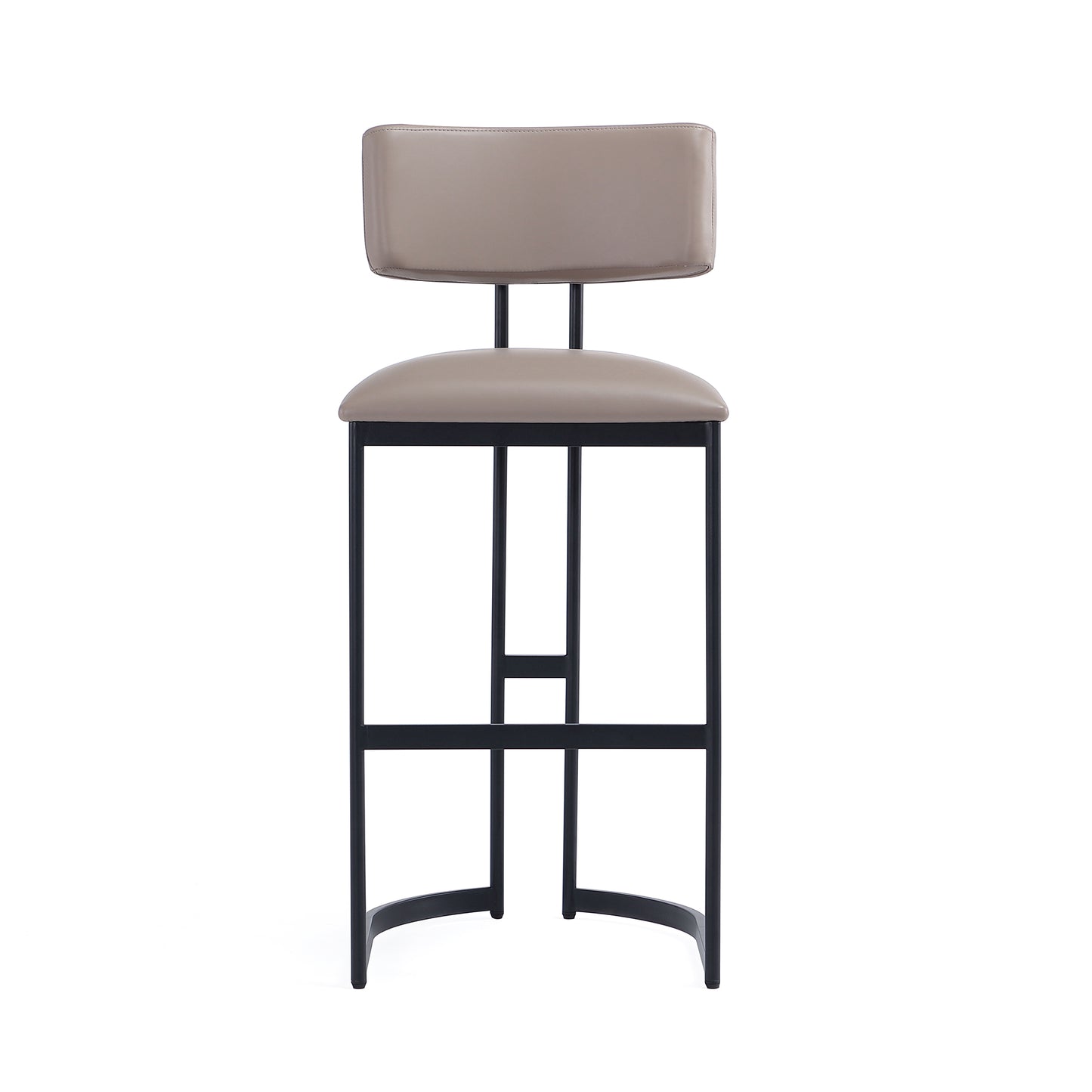 Juno Contemporary Modern Metal Barstool in Taupe BS1641-2