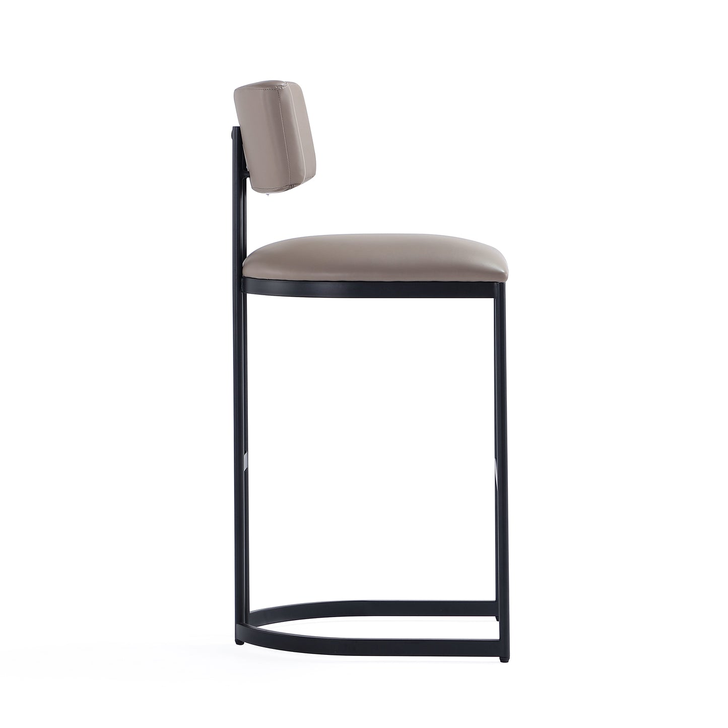 Juno Contemporary Modern Metal Barstool in Taupe BS1641-2