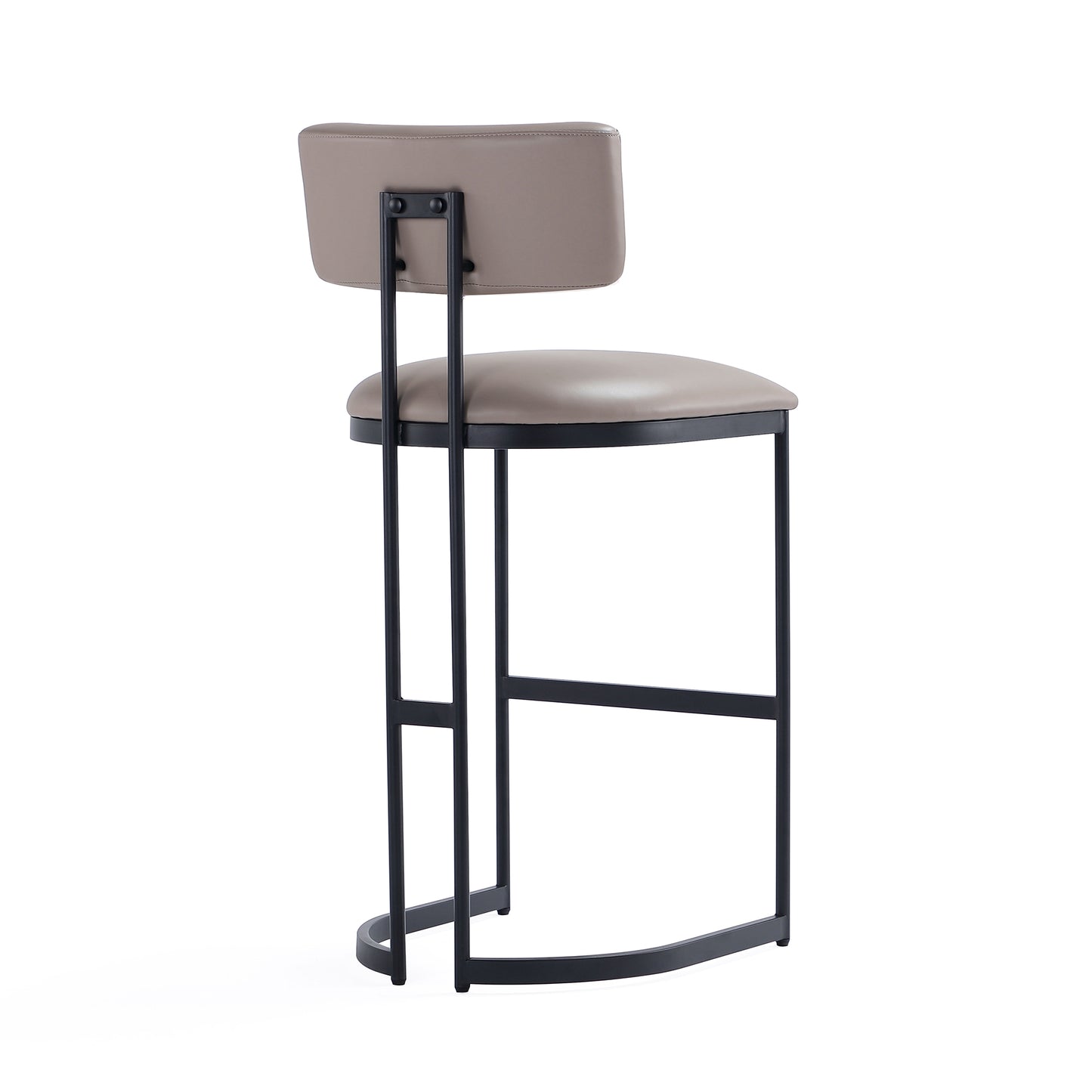 Juno Contemporary Modern Metal Barstool in Taupe BS1641-2