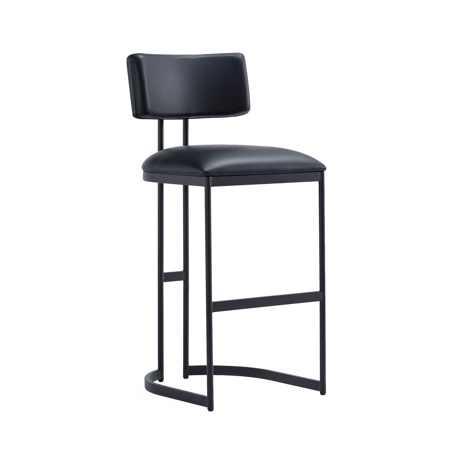 Juno Contemporary Modern Metal Barstool in Black BS1641-3