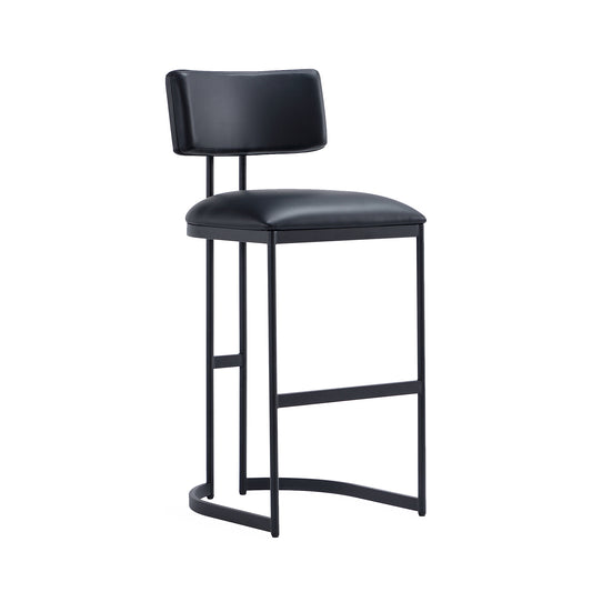 Juno Contemporary Modern Metal Barstool in Black BS1641-3