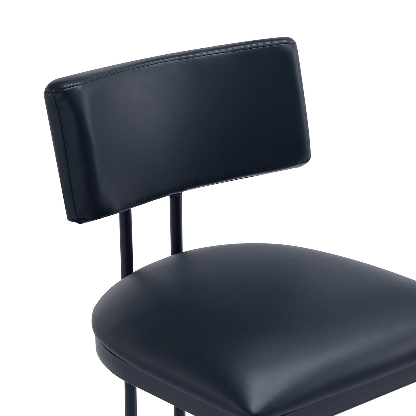 Juno Contemporary Modern Metal Barstool in Black BS1641-3