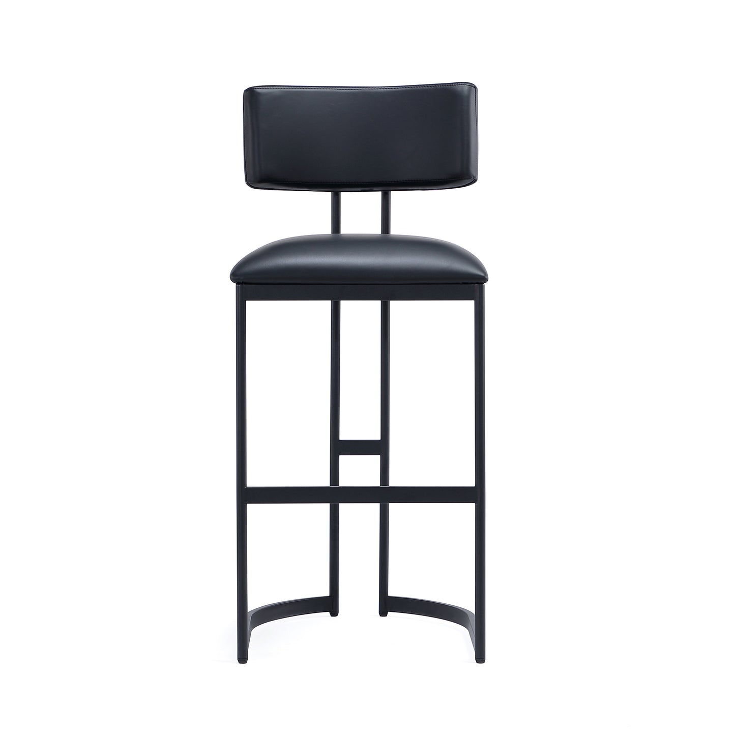 Juno Contemporary Modern Metal Barstool in Black BS1641-3